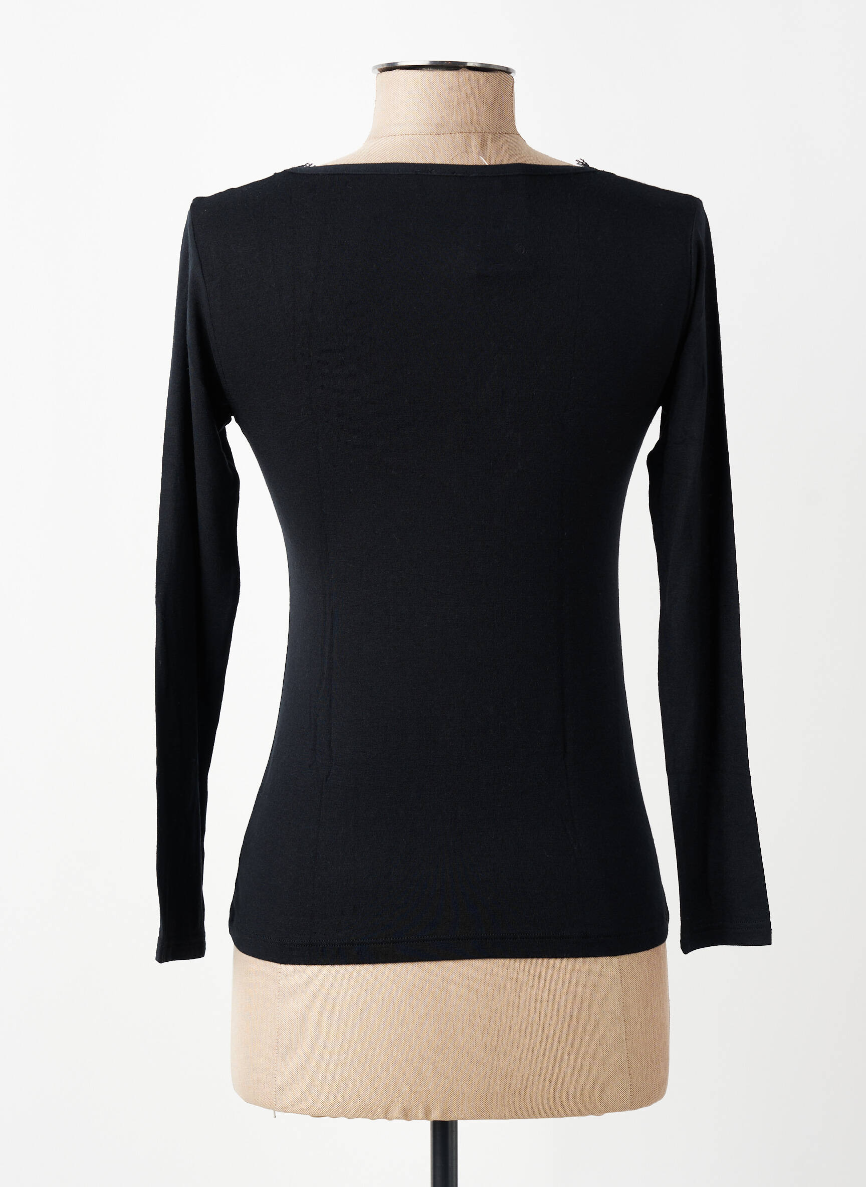 T-shirt manches longues manches longues noir VITTORIA B femme
