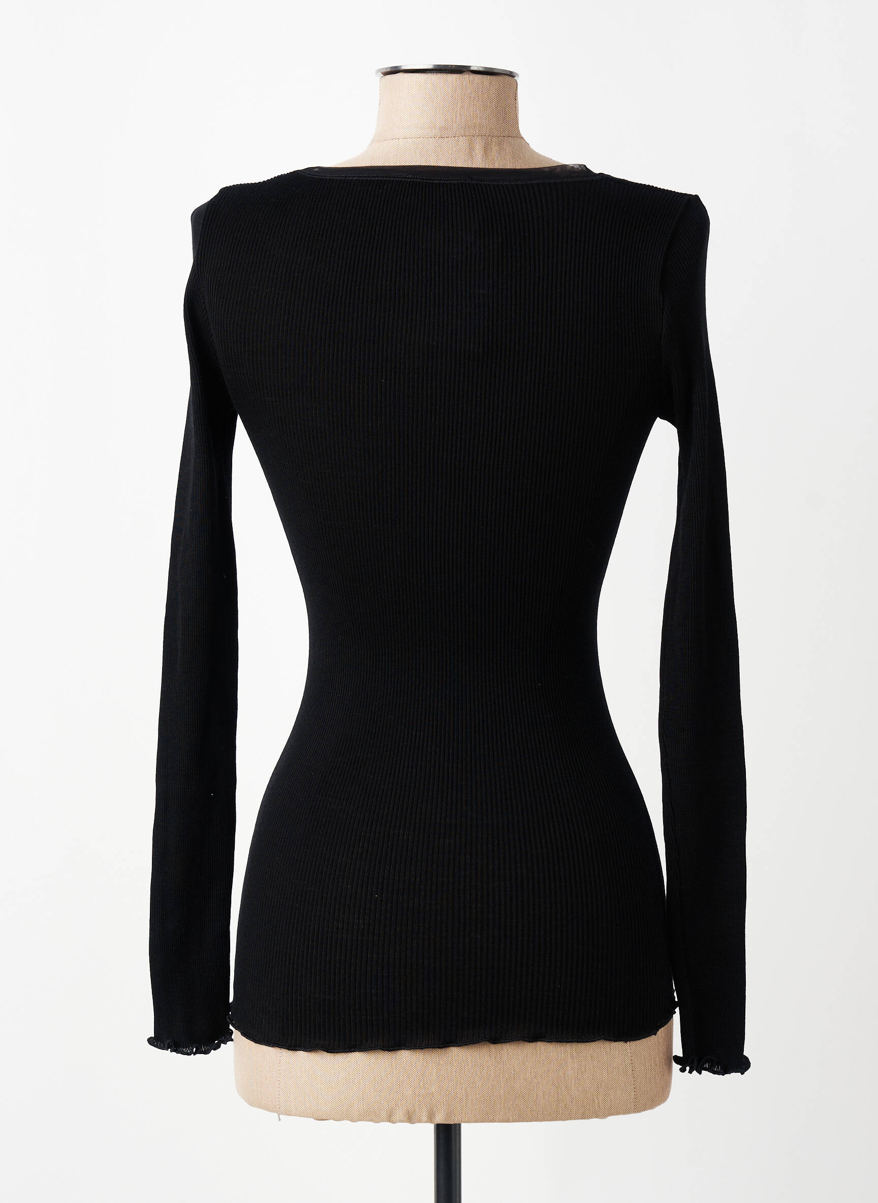 T-shirt manches longues manches longues noir VITTORIA B femme