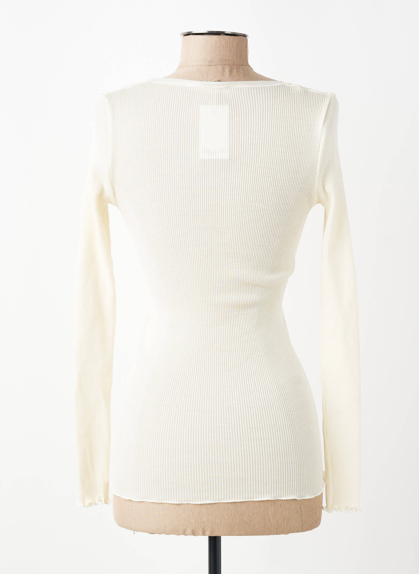 T-shirt manches longues manches longues blanc VITTORIA B femme