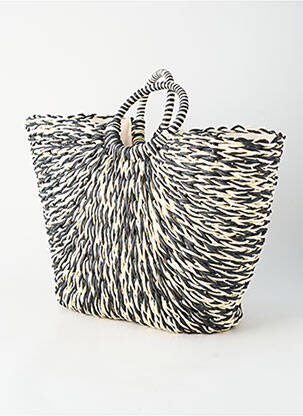 Sac fermeture zippée forme plage noir TWINSET femme