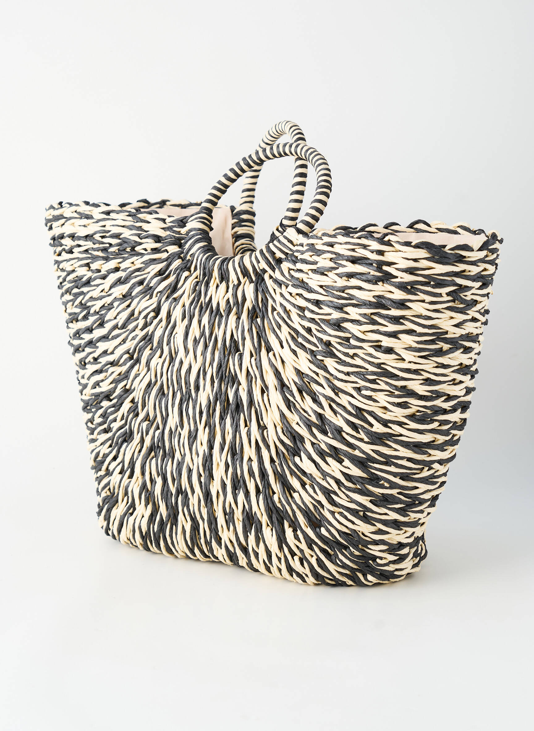 Sac fermeture zippée forme plage noir TWINSET femme