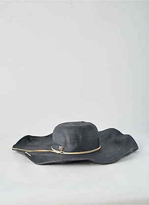 Chapeau forme chapeau paille noir TWINSET femme