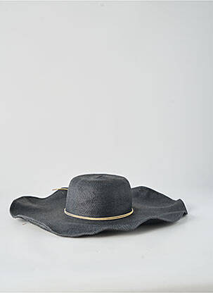 Chapeau forme chapeau paille noir TWINSET femme