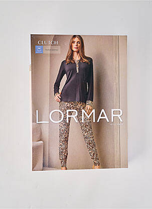 Pyjama tissage jersey beige LORMAR femme
