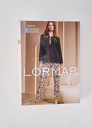 Pyjama tissage jersey gris LORMAR femme