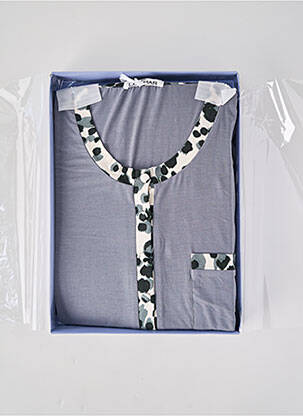 Pyjama tissage jersey gris LORMAR femme