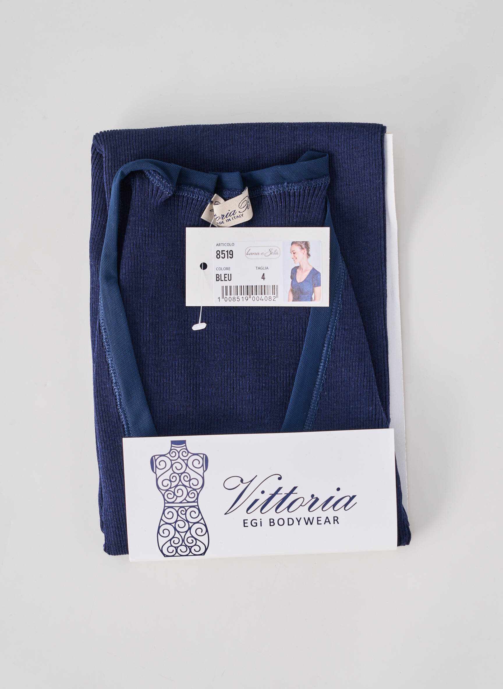 Top/caraco stretch bleu VITTORIA femme