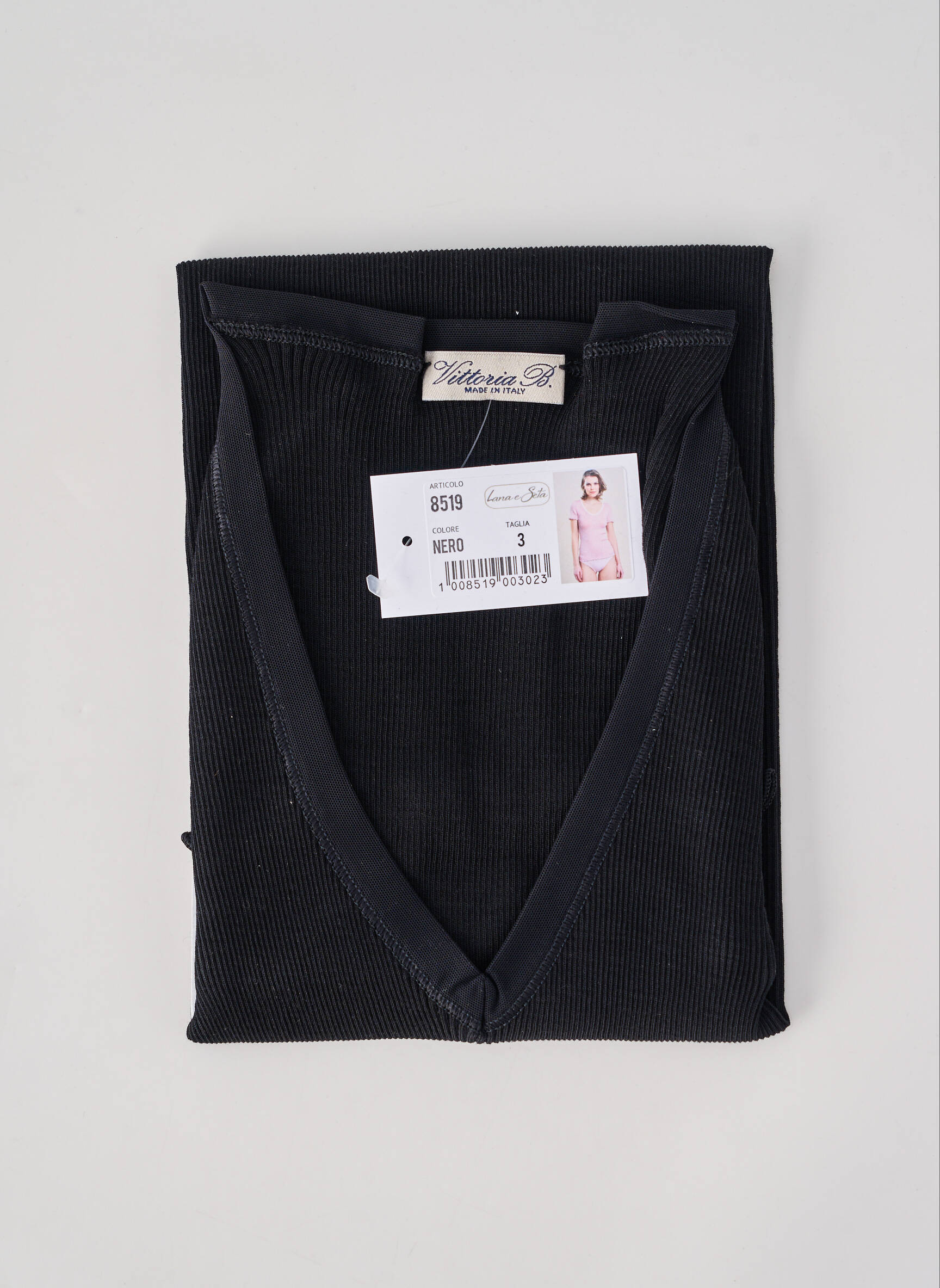 Top/caraco stretch noir VITTORIA femme