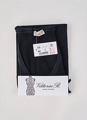 Top/caraco stretch noir VITTORIA B femme
