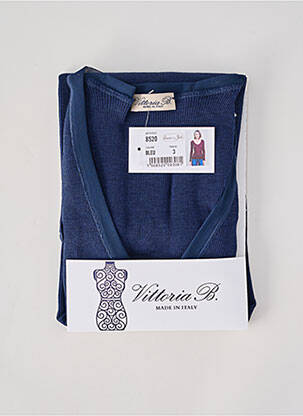 Top/caraco stretch bleu VITTORIA B femme