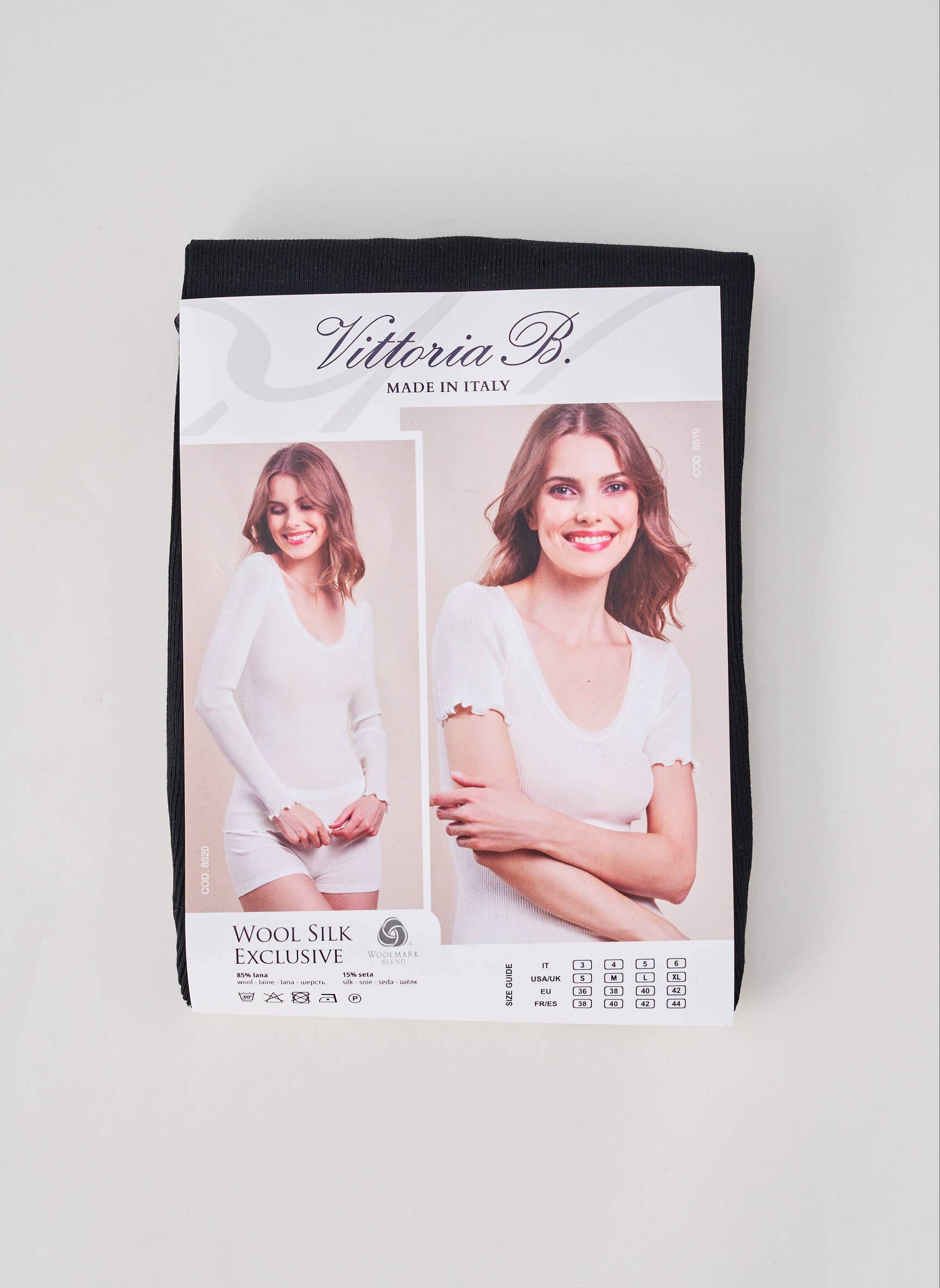 Top/caraco stretch noir VITTORIA B femme