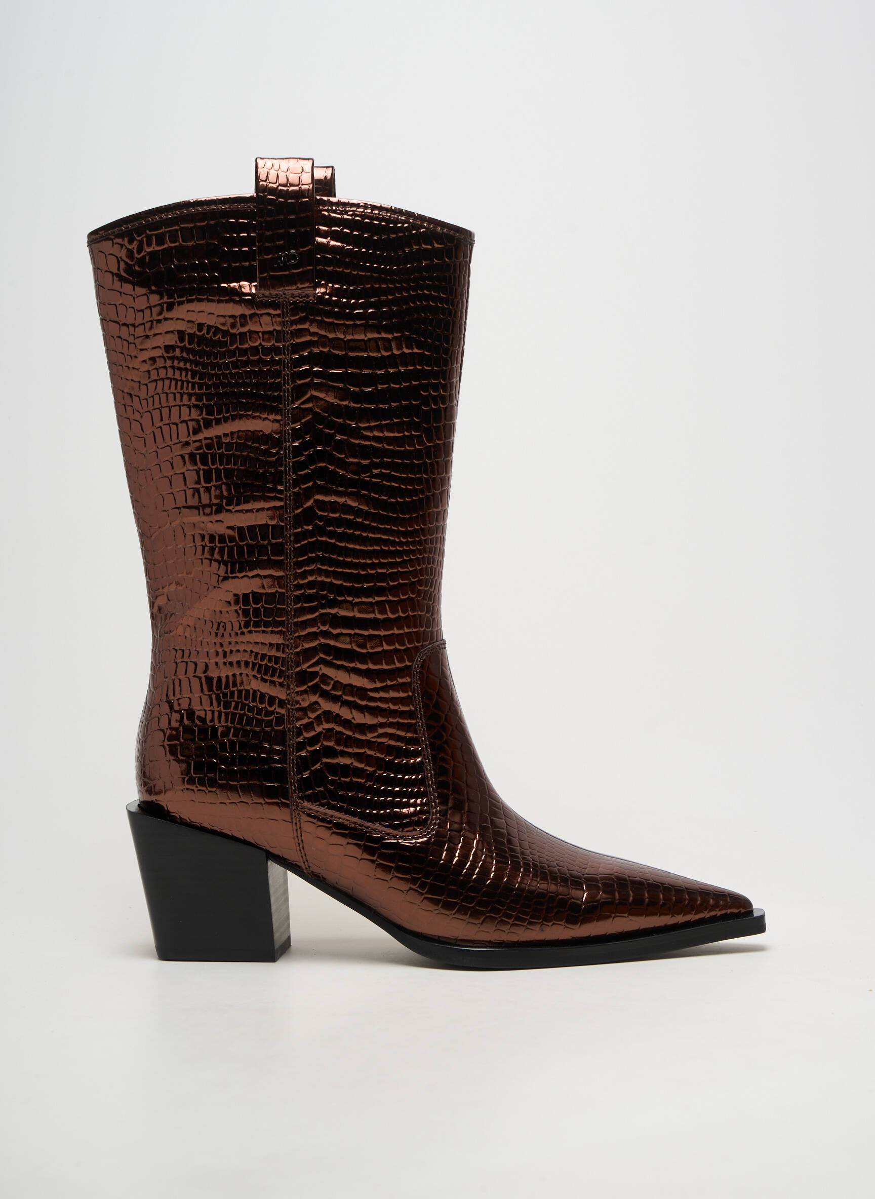 Bottes bout pointu talon de 4 à 6cm marron MARC CAIN femme