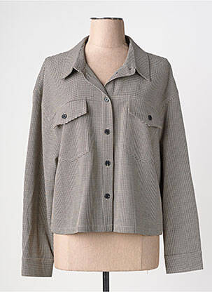 Veste casual coupe droite noir C'EST BEAU LA VIE femme