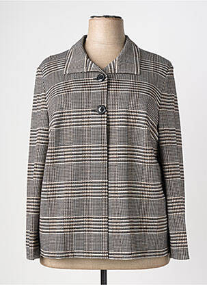 Veste casual coupe droite noir BARBARA LEBEK femme