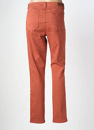 Pantalon slim stretch taille normale orange C'EST BEAU LA VIE femme