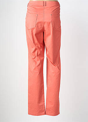 Pantalon droit stretch taille normale orange FRED SABATIER femme