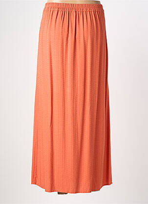 Jupe longue imprimé fantaisie orange LOLA ESPELETA femme
