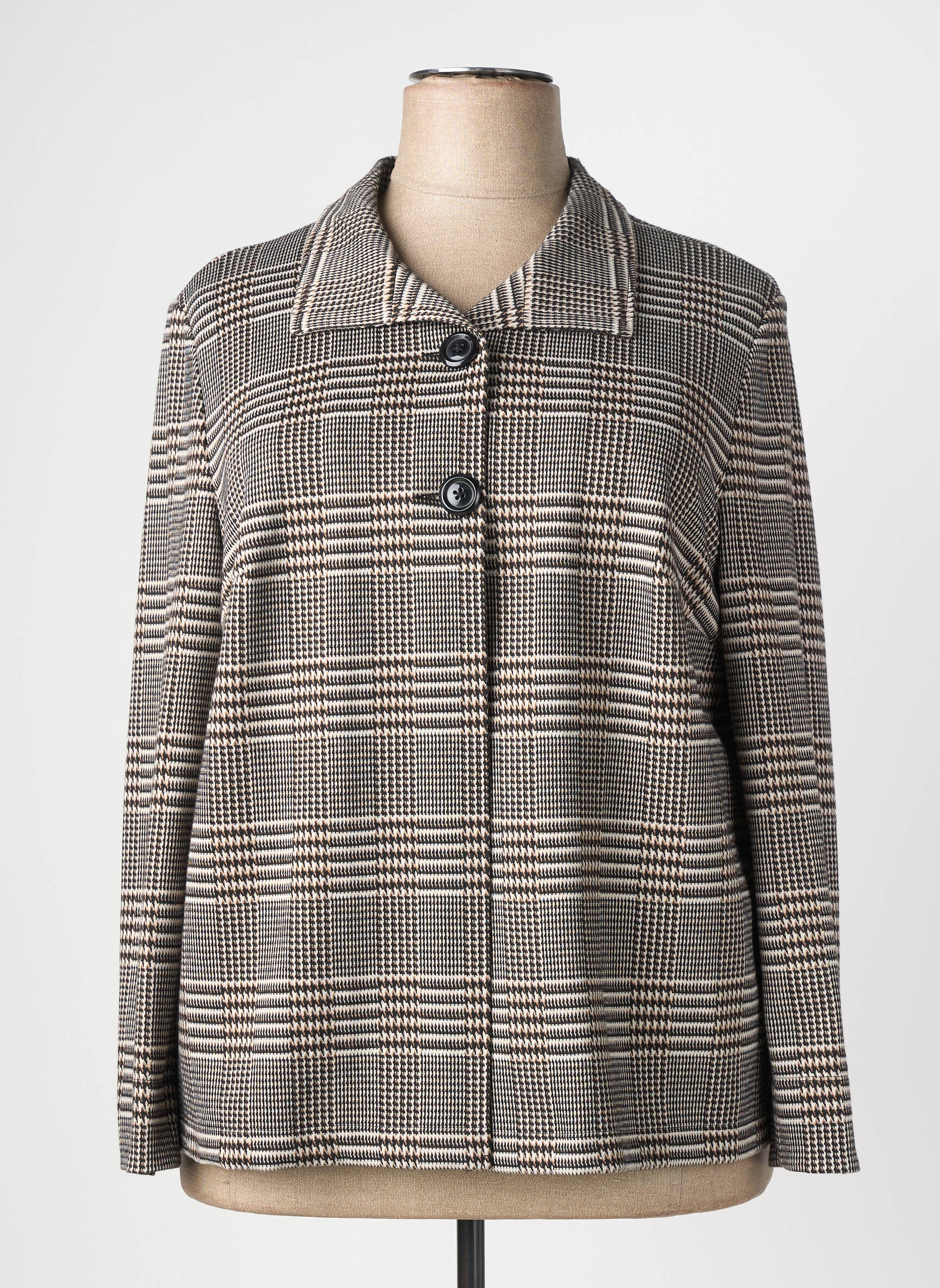 Veste casual coupe droite noir BARBARA LEBEK femme