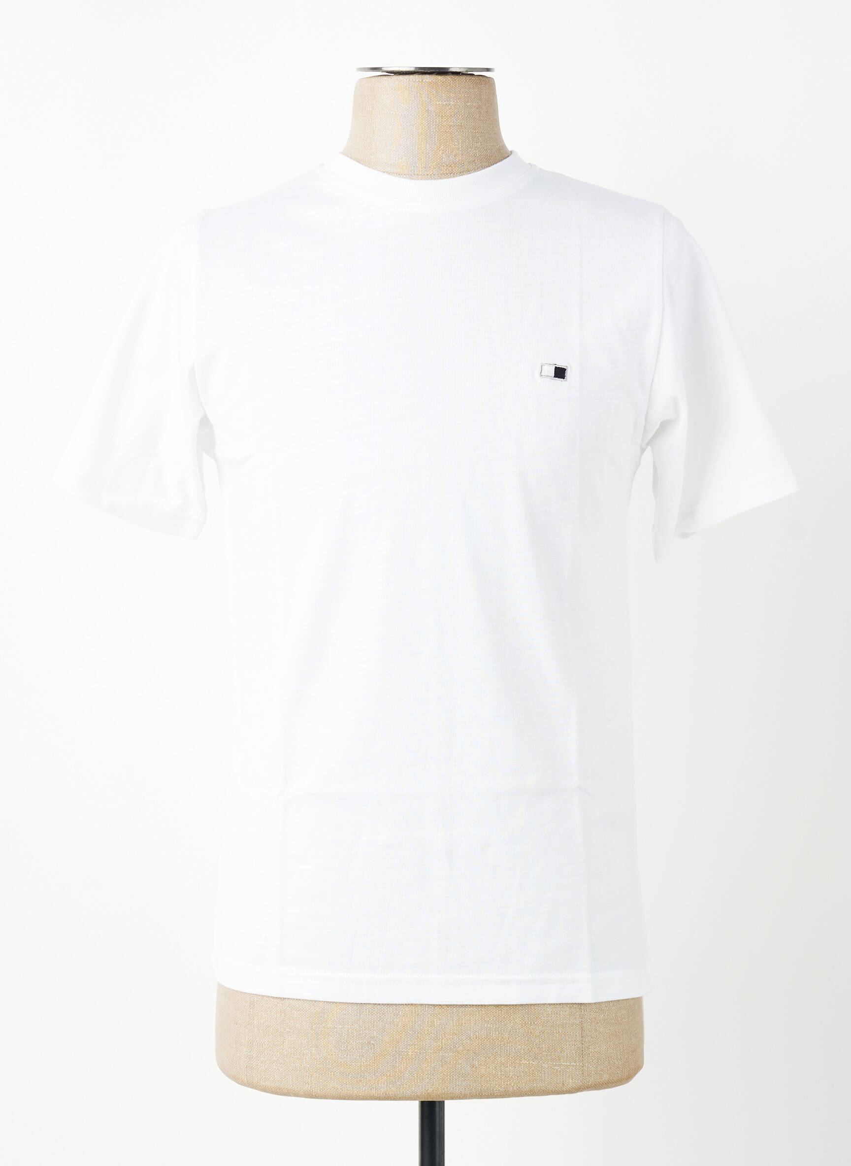 T-shirt broderie manches courtes blanc GWEN & BLACK homme