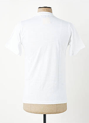 T-shirt broderie manches courtes blanc GWEN & BLACK homme