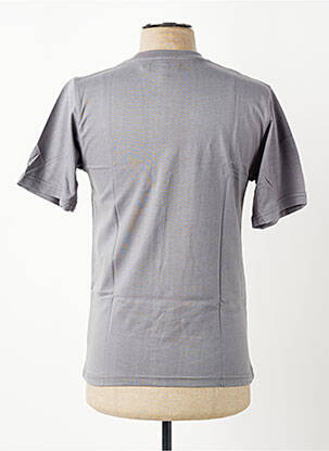 T-shirt broderie manches courtes gris GWEN & BLACK homme