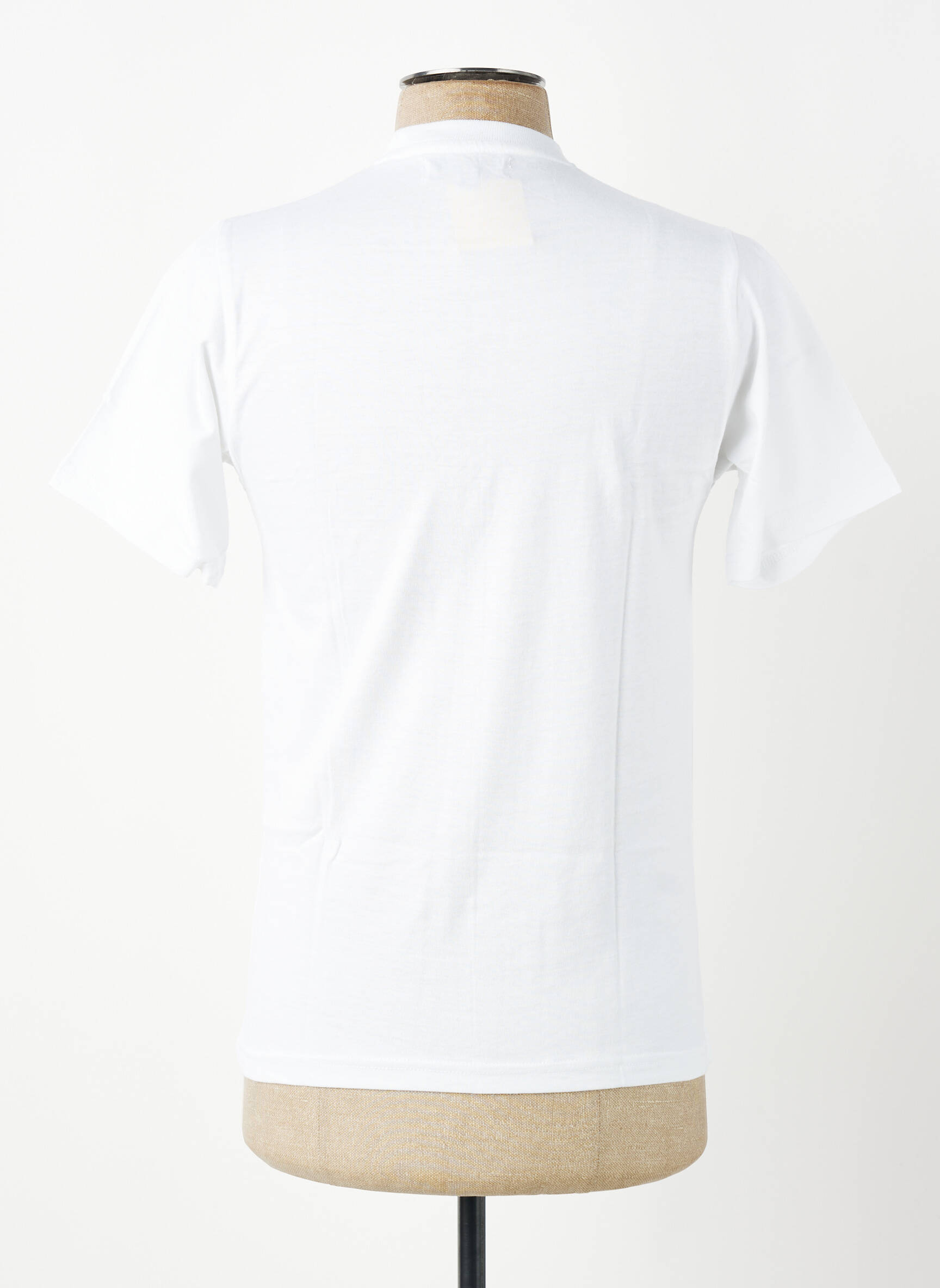 T-shirt broderie manches courtes blanc GWEN & BLACK homme