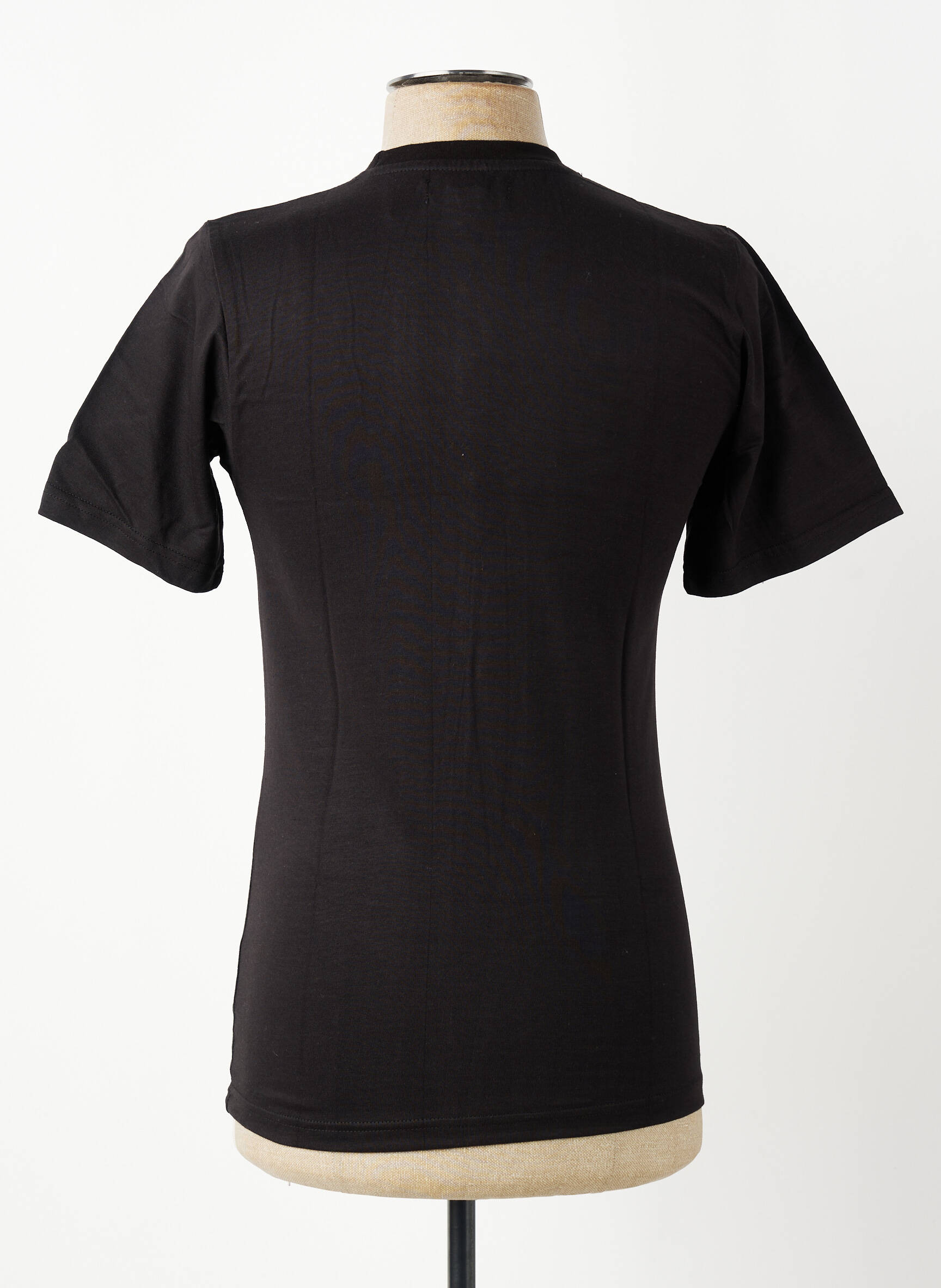 T-shirt broderie manches courtes noir GWEN & BLACK homme