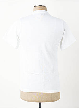 T-shirt broderie manches courtes blanc GWEN & BLACK homme