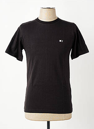T-shirt broderie manches courtes noir GWEN & BLACK homme