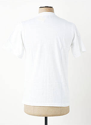 T-shirt broderie manches courtes blanc GWEN & BLACK homme