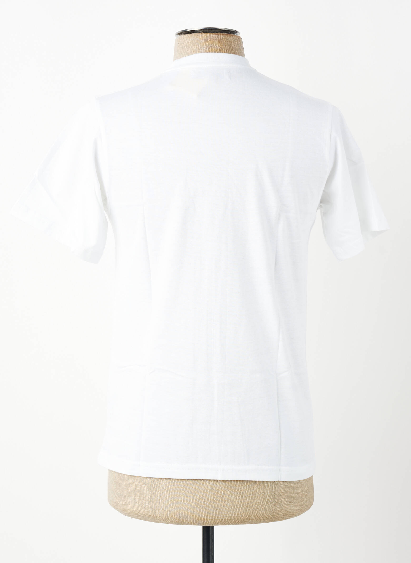 T-shirt broderie manches courtes blanc GWEN & BLACK homme
