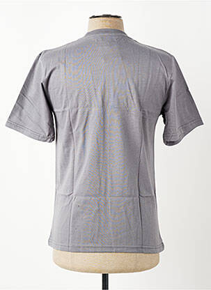 T-shirt broderie manches courtes gris GWEN & BLACK homme