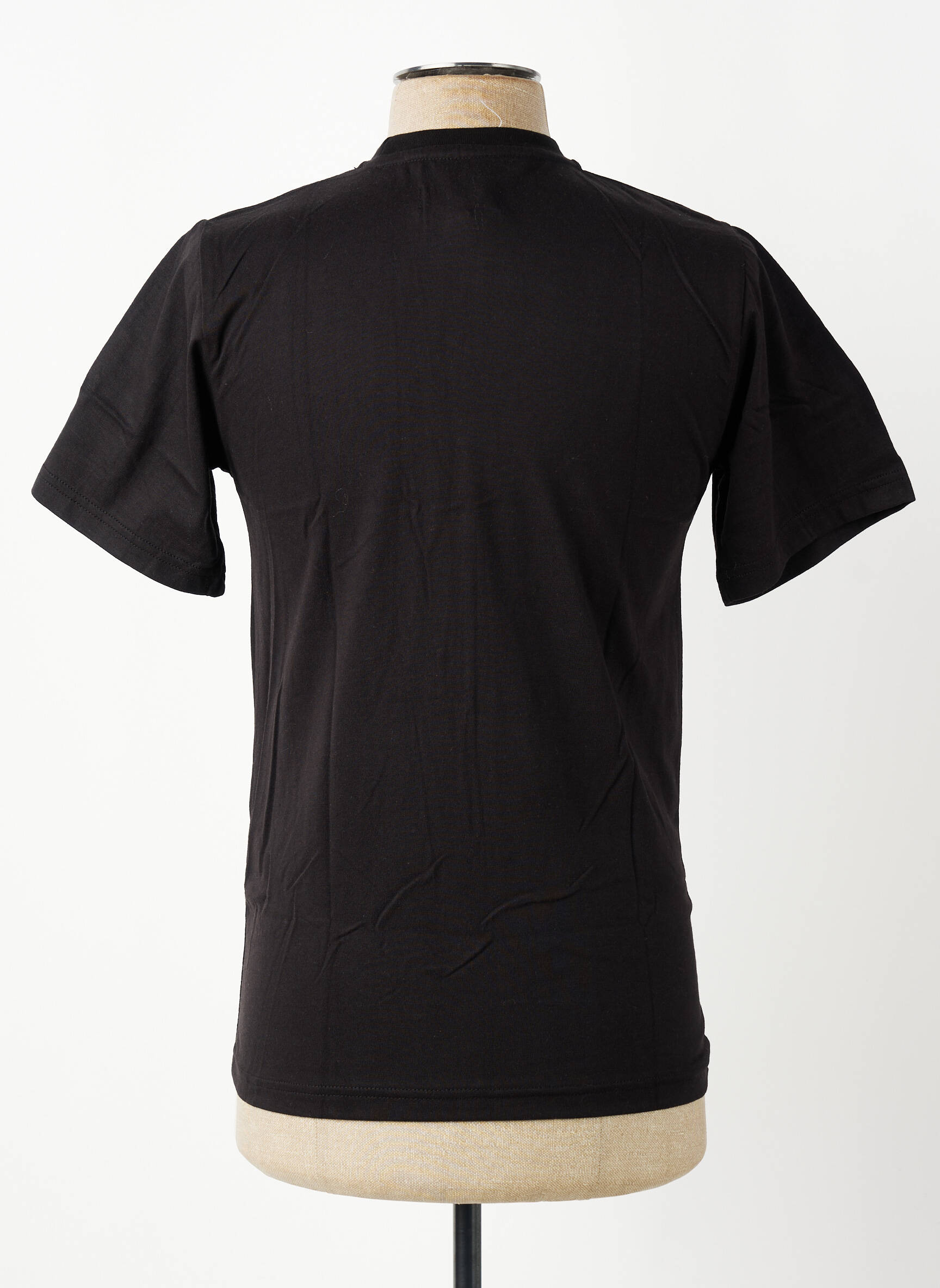 T-shirt broderie manches courtes noir GWEN & BLACK homme