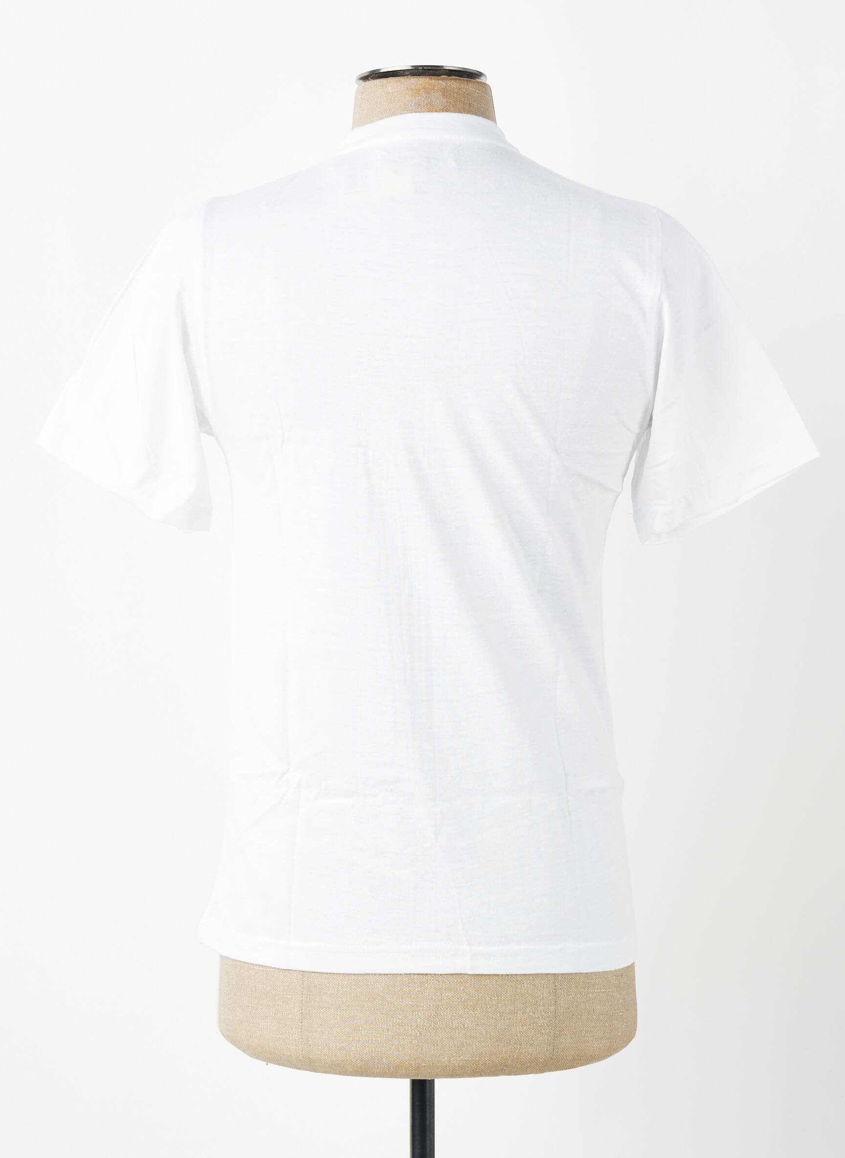 T-shirt broderie manches courtes blanc GWEN & BLACK homme
