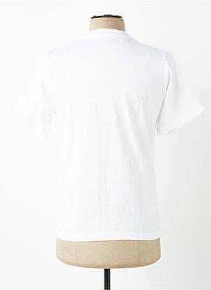 T-shirt broderie manches courtes blanc GWEN & BLACK homme