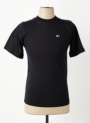 T-shirt broderie manches courtes noir GWEN & BLACK homme