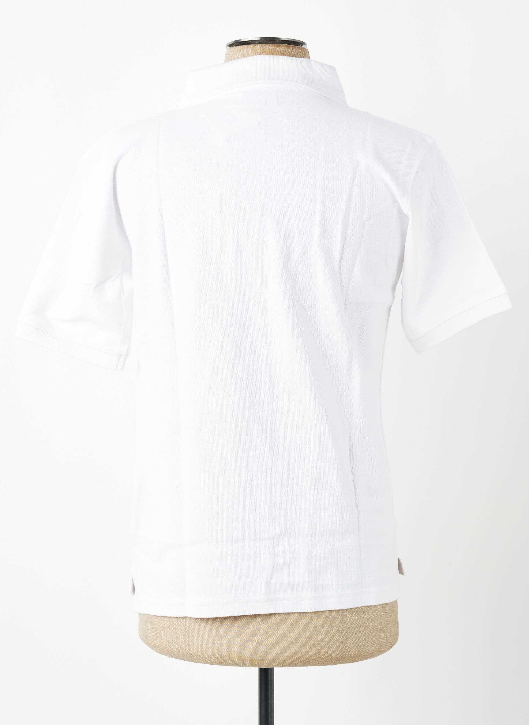 Polo coupe droite manches courtes blanc GWEN & BLACK homme