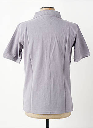 Polo coupe droite manches courtes gris GWEN & BLACK homme