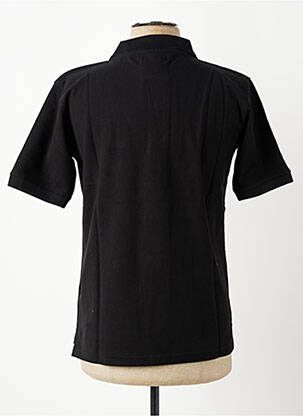 Polo coupe droite manches courtes noir GWEN & BLACK homme