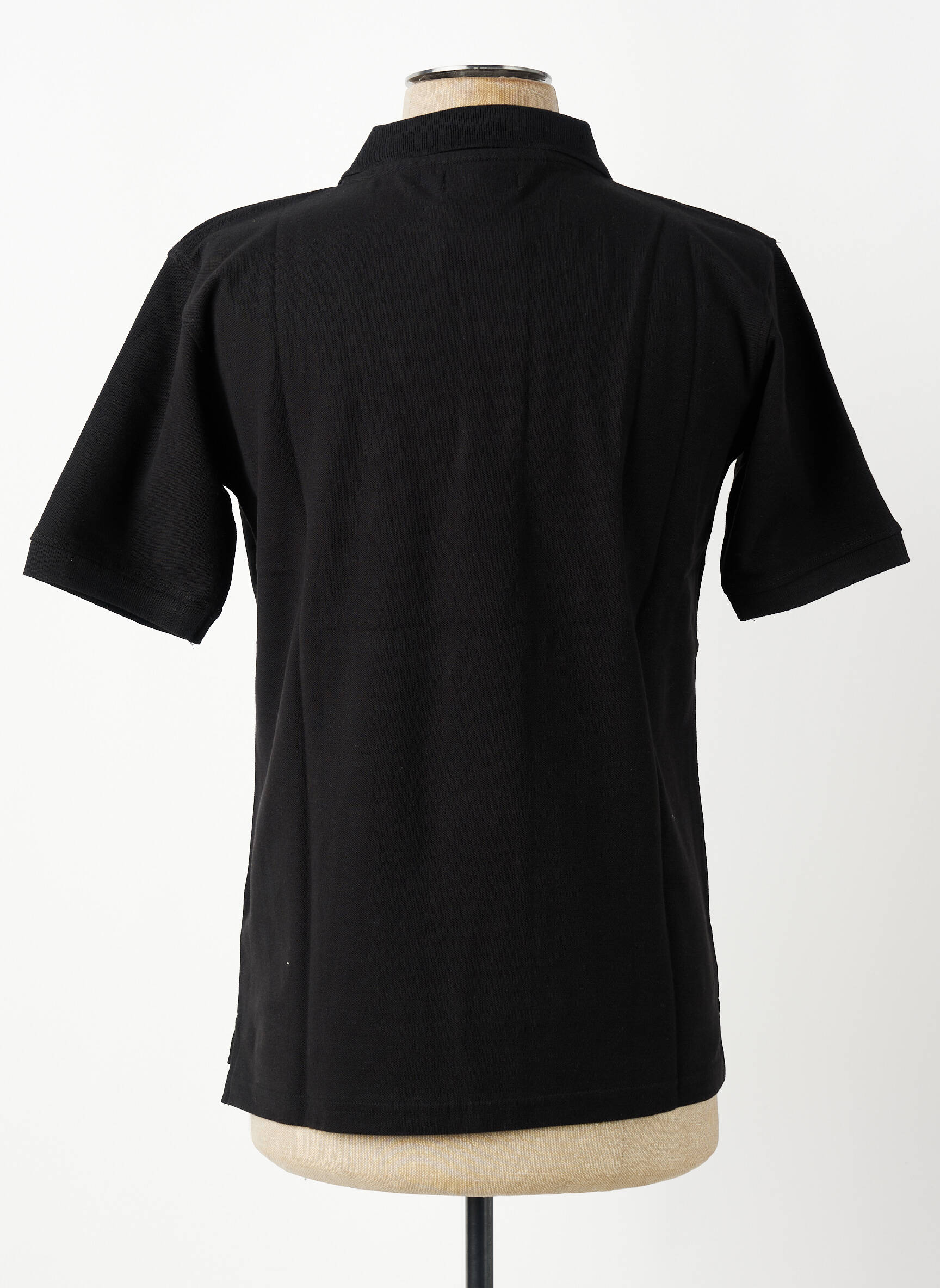 Polo coupe droite manches courtes noir GWEN & BLACK homme