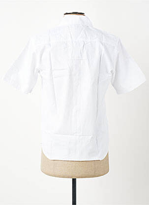 Chemise manches courtes coupe droite blanc GWEN & BLACK homme