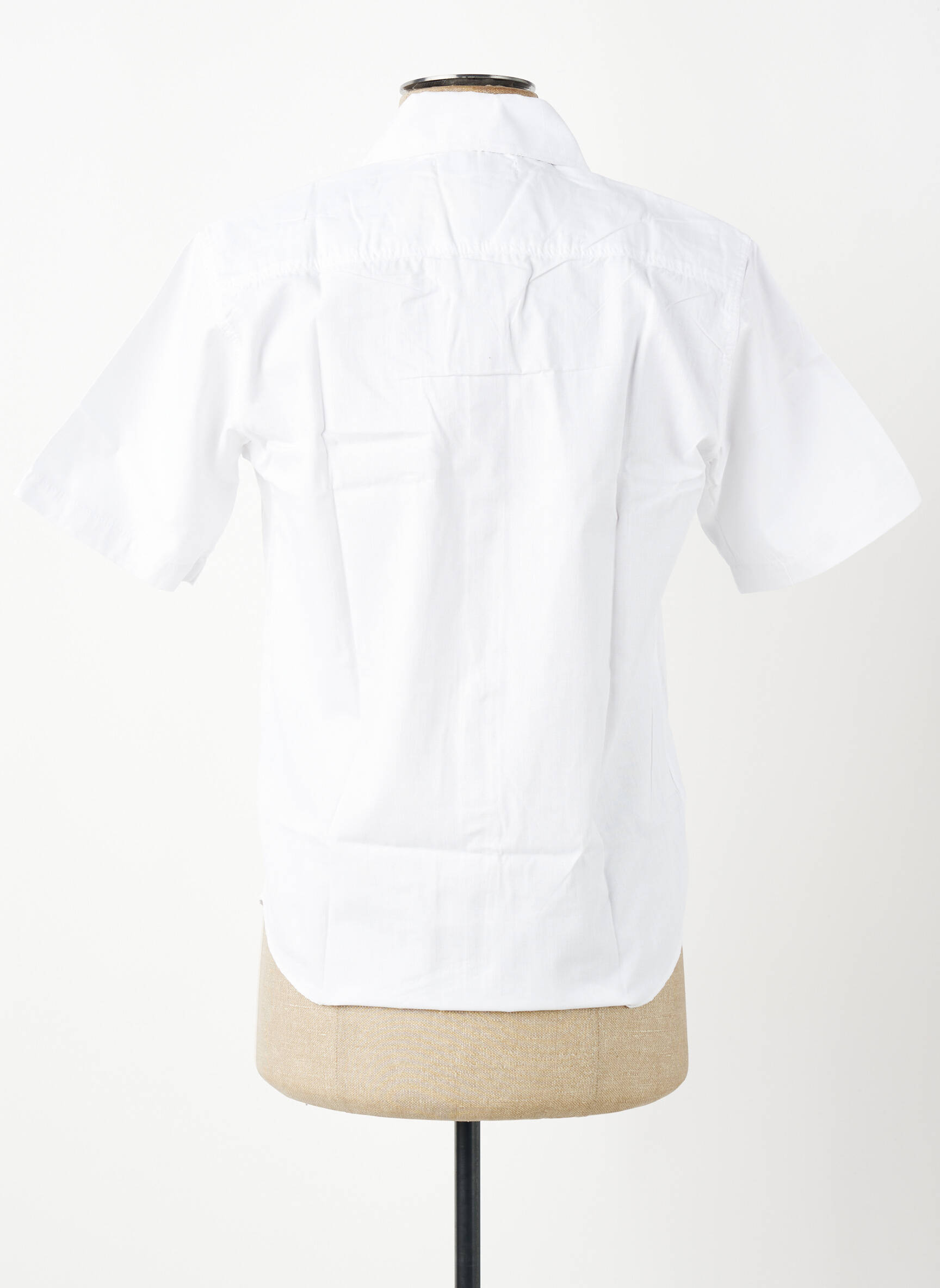 Chemise manches courtes coupe droite blanc GWEN & BLACK homme
