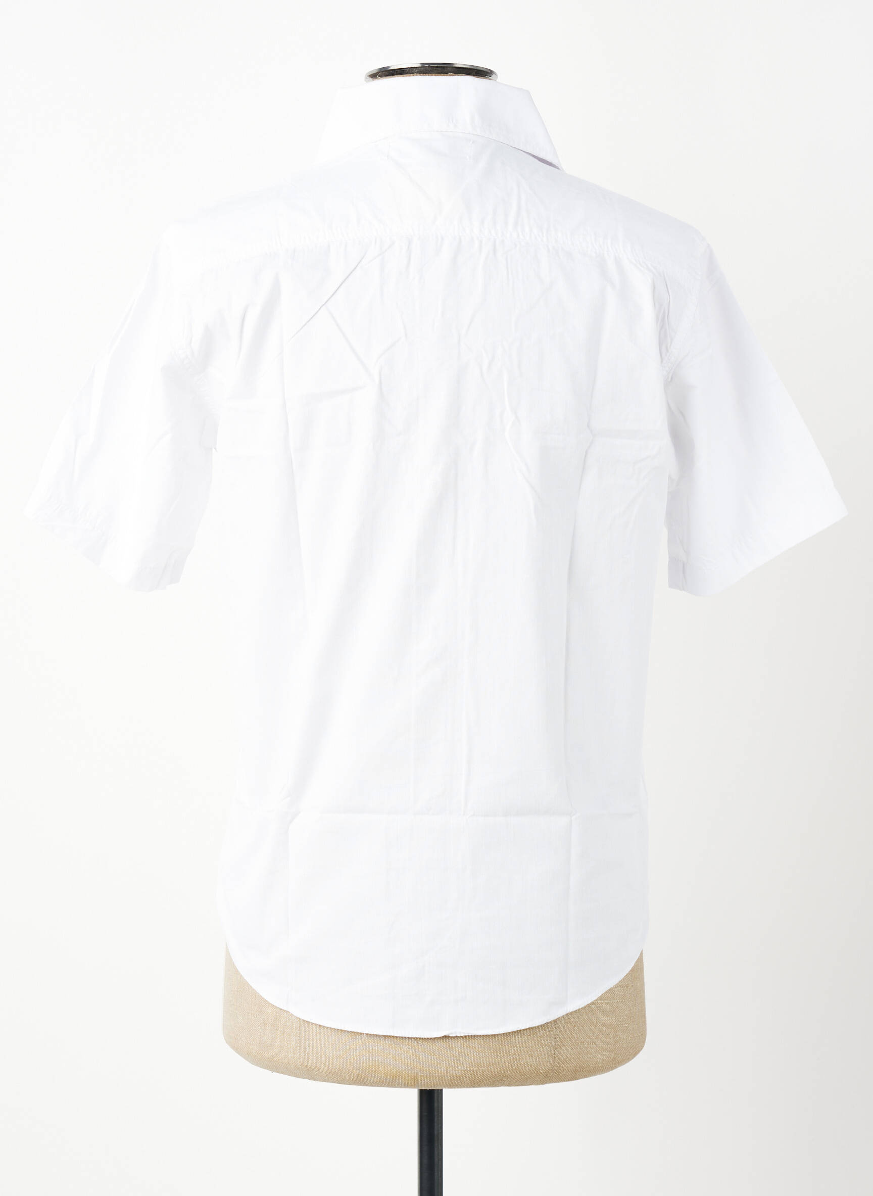 Chemise manches courtes coupe droite blanc GWEN & BLACK homme