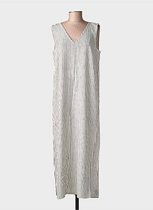 Robe longue sans manche sans manche noir KAFFE femme