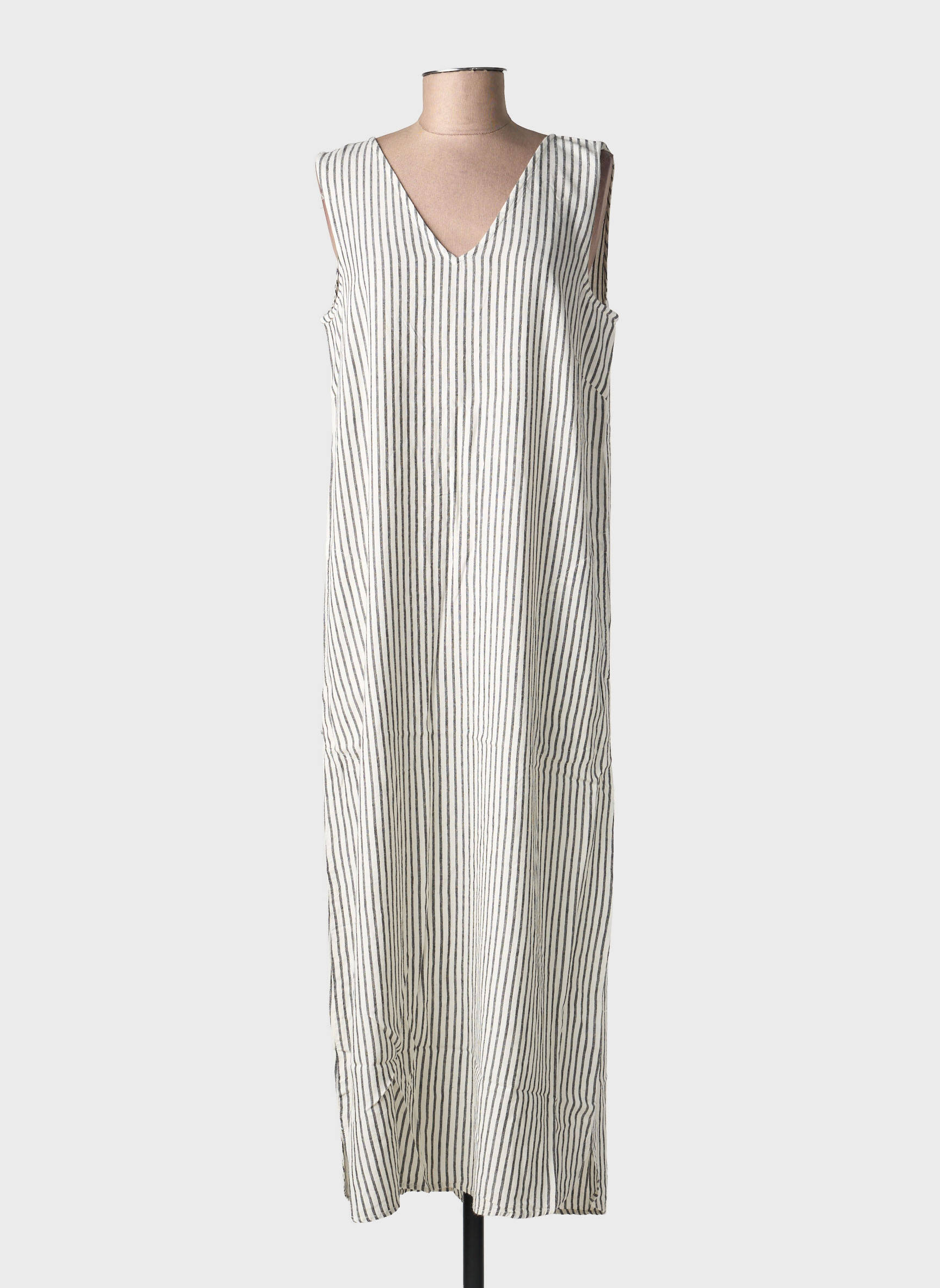 Robe longue sans manche sans manche noir KAFFE femme
