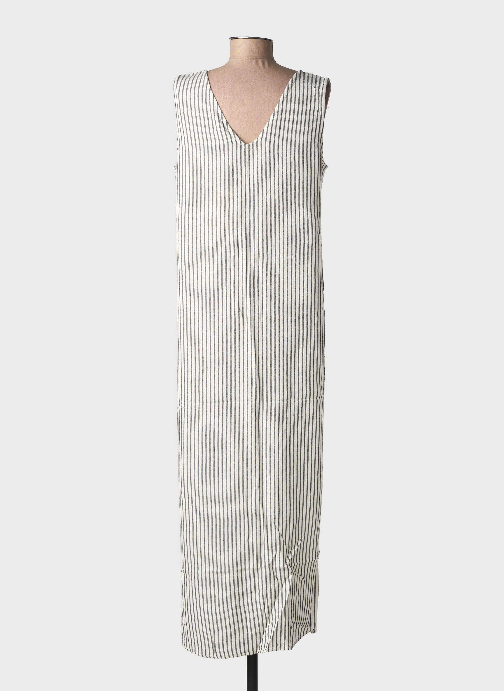 Robe longue sans manche sans manche noir KAFFE femme