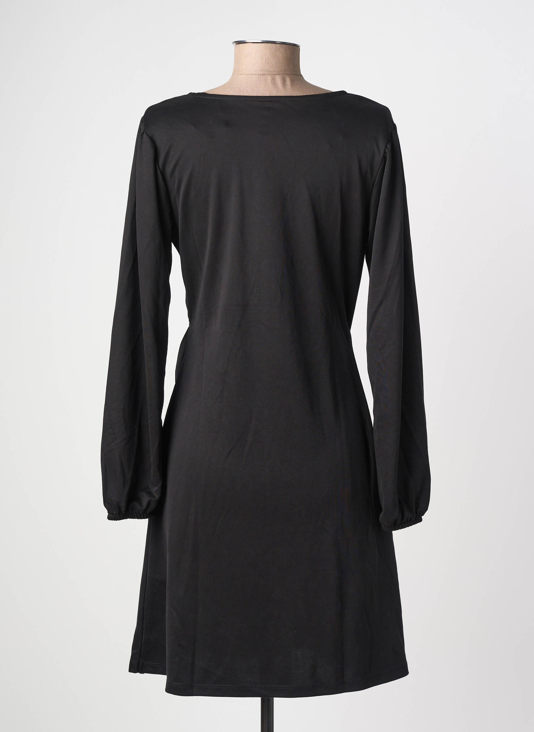 Robe courte manches longues manches longues noir TIFFOSI femme