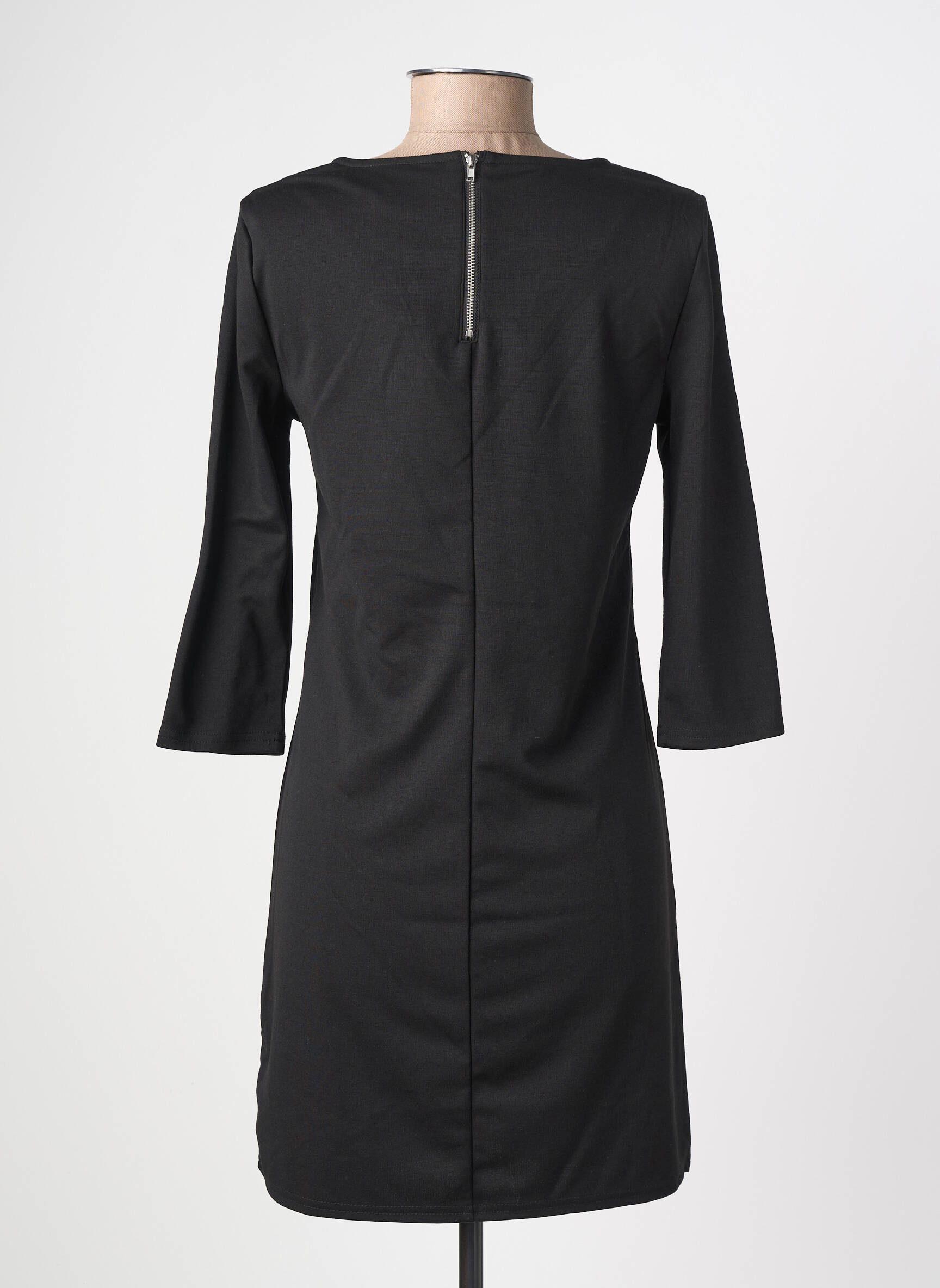 Robe courte manches 3/4 manches 3/4 noir ONLY femme