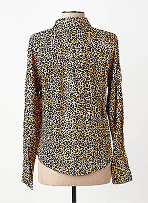 Chemisier coupe fluide manches longues marron LPB LES PETITES BOMBES  femme