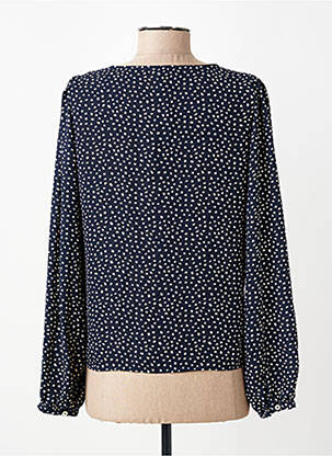 Blouse imprimé fantaisie manches longues bleu ONLY femme